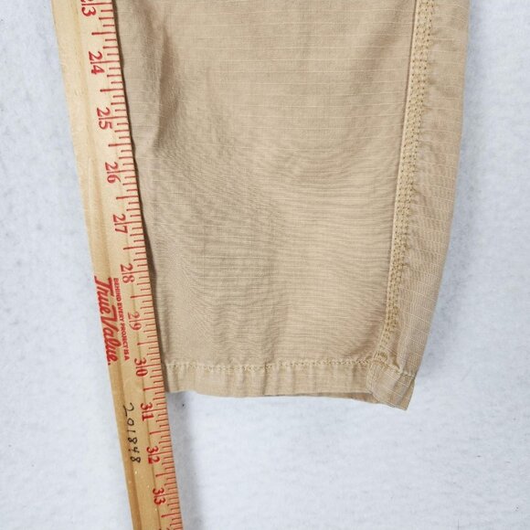 J Crew Pants Womens 8 Khaki Beige City Fit 100% Cotton Straight Leg Utility - Picture 6 of 12